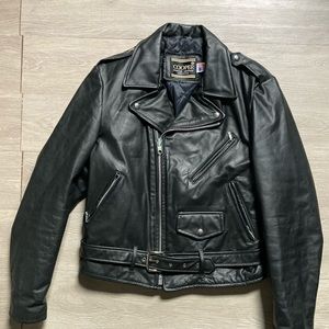 Cooper leather motorcycle jacket